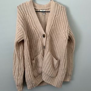 Thick cozy oversized cardigan